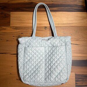 Mz Wallace Large Metro Quatro tote in Silver Blue